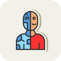 Humanoid Vector Icon Design