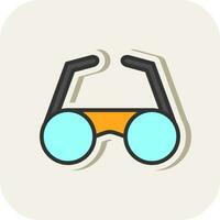 Glasses Vector Icon Design