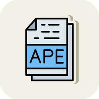 Ape Vector Icon Design