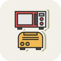 Kitchen appliance Vector Icon Design