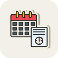 Schedule Vector Icon Design