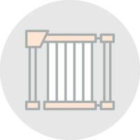 Gate Vector Icon Design