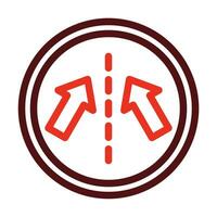 Keep In Line Vector Thick Line Two Color Icons For Personal And Commercial Use.