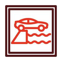 Harbour Vector Thick Line Two Color Icons For Personal And Commercial Use.