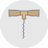 Corkscrew Vector Icon Design