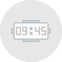 Digital clock Vector Icon Design