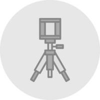 Tripod Vector Icon Design