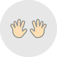 Hands Vector Icon Design