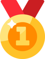 1 Medaille vergeben zuerst Platz png