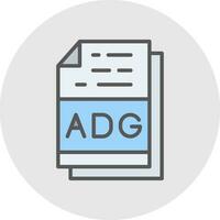 adp vector icono diseño