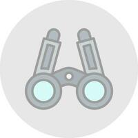 Binoculars Vector Icon Design