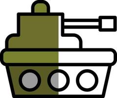 Tank Vector Icon Design