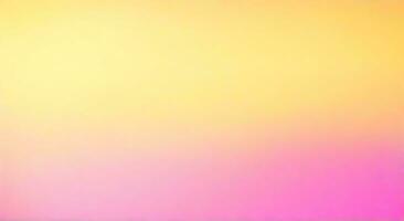 Pink yellow grainy gradient textured background pastel colors. AI Generative photo