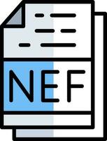 nef vector icono diseño