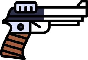 Pistol Vector Icon Design