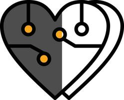 diseño de icono de vector de corazón