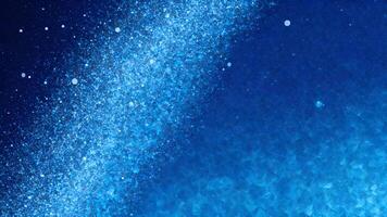 Abstract bright glitter blue background. AI Generative photo