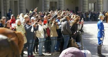 pubblico di guardia modificare cerimonia nel stoccolma video