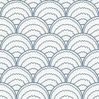 Colorful geometric seamless repetitive curvy waves pattern. Modern print for fabric, textiles, wrapping paper vector