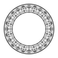 circular marco en formar de mándala boho ornamento en étnico oriental estilo para decorando cubre para libro, computadora portátil, ataúd, revista, tarjeta postal y carpeta vector