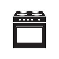 gas stove icon vector illustration symbol