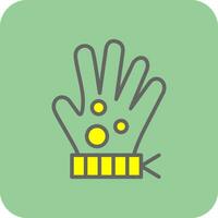 Glove Vector Icon Design