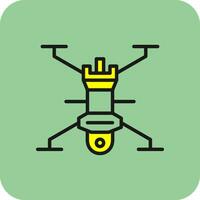 diseño de icono de vector de dron