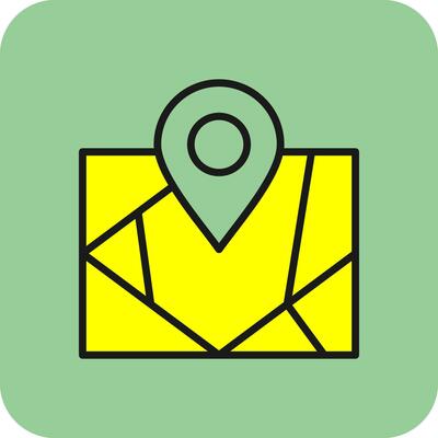 Map Vector Icon Design