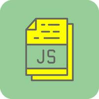 Js File Format Vector Icon Design