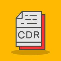 Cdr File Format Vector Icon Design