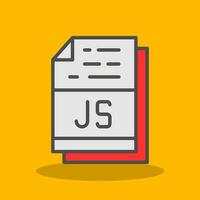 Js File Format Vector Icon Design