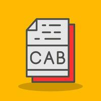 CAB File Format Vector Icon Design