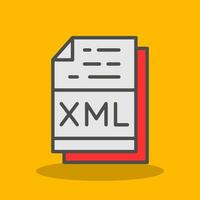 Xml File Format Vector Icon Design