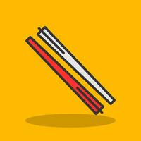 Chopsticks Vector Icon Design