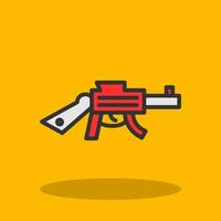 diseño de icono de vector de rifle