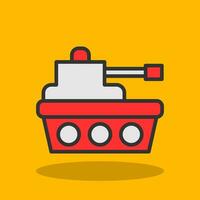 Tank Vector Icon Design