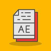 ae vector icono diseño