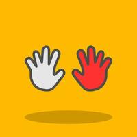 Hands Vector Icon Design