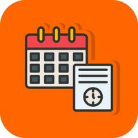 Schedule Vector Icon Design