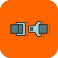 Seat belt Vector Icon Design