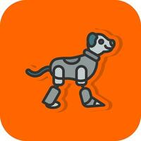 Robot dog Vector Icon Design