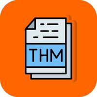 thm vector icono diseño