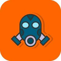 Gas mask Vector Icon Design