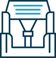 Car seat Vector Icon Design