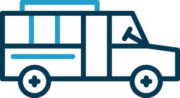 School bus Vector Icon Design