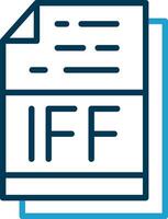 IFF File Format Vector Icon Design