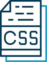 Css File Format Vector Icon Design
