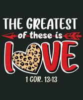 The greatest of these is love vector