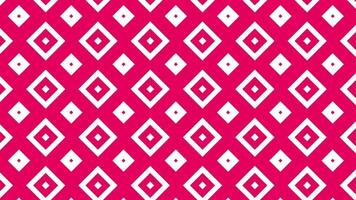 a pink and white pattern with diamonds video