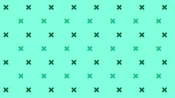 a green background with small crosses on it video